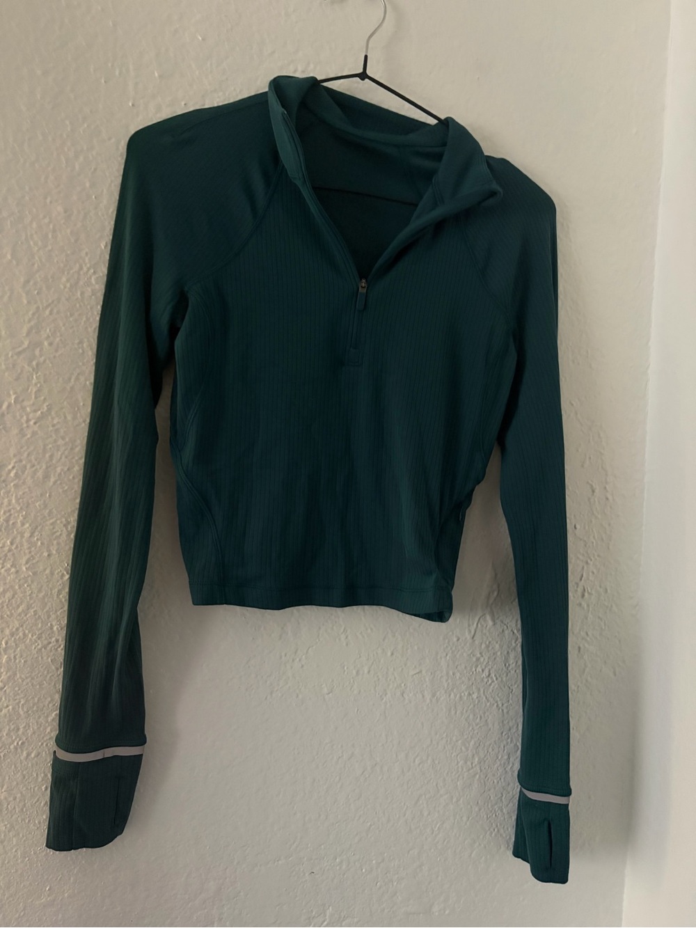 Lululemon Long-Sleeve Half-Zip Top in Deep Teal